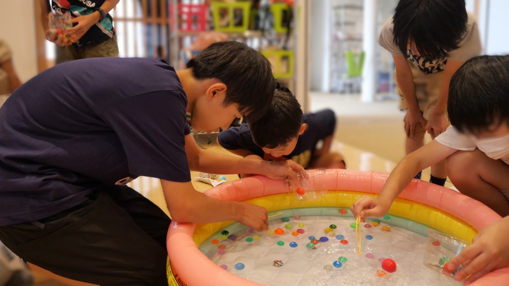 ボール救いは集中
