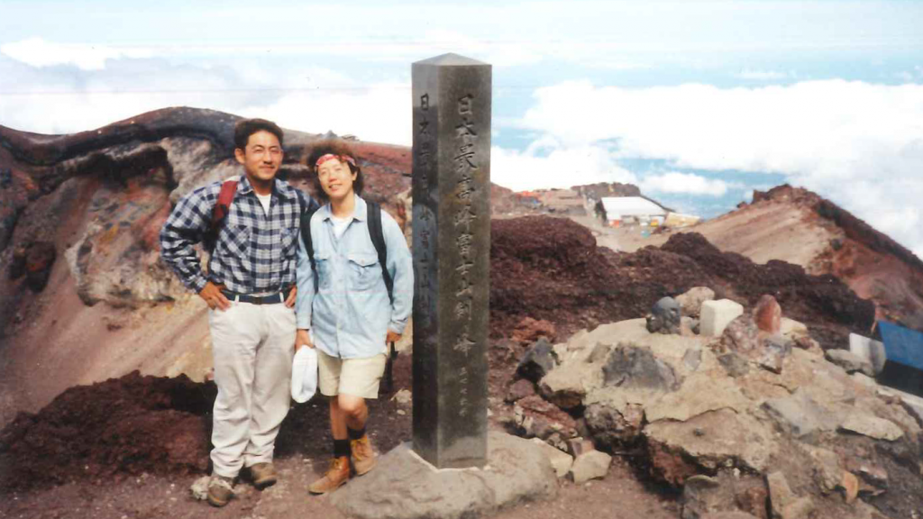 Mt.Fuji with husband