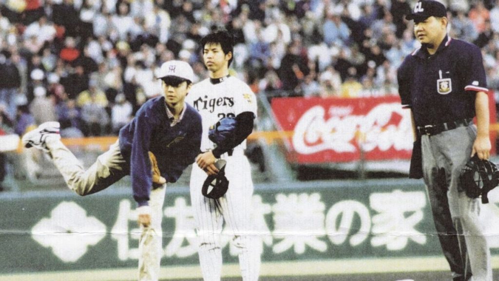 智行さん始球式