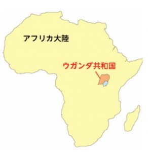 Uganda map