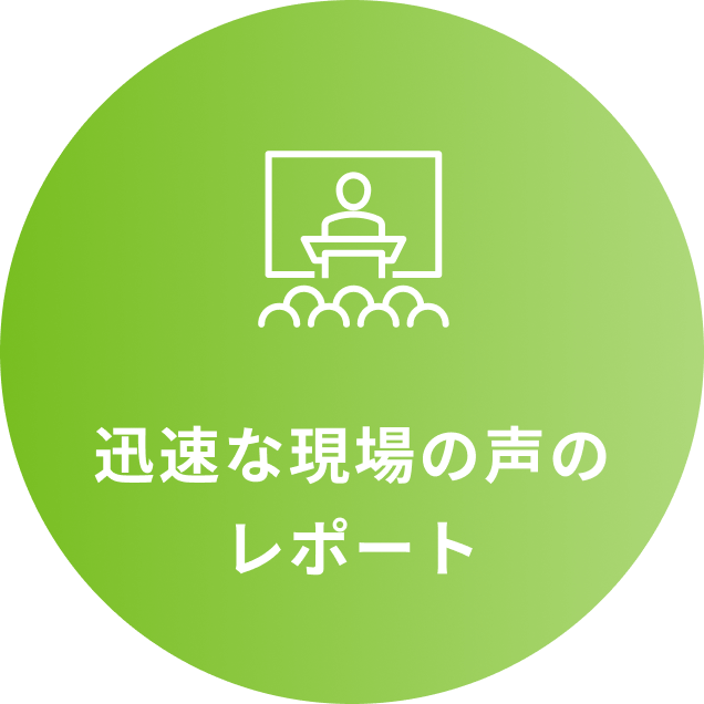 迅速な現場の声のレポート