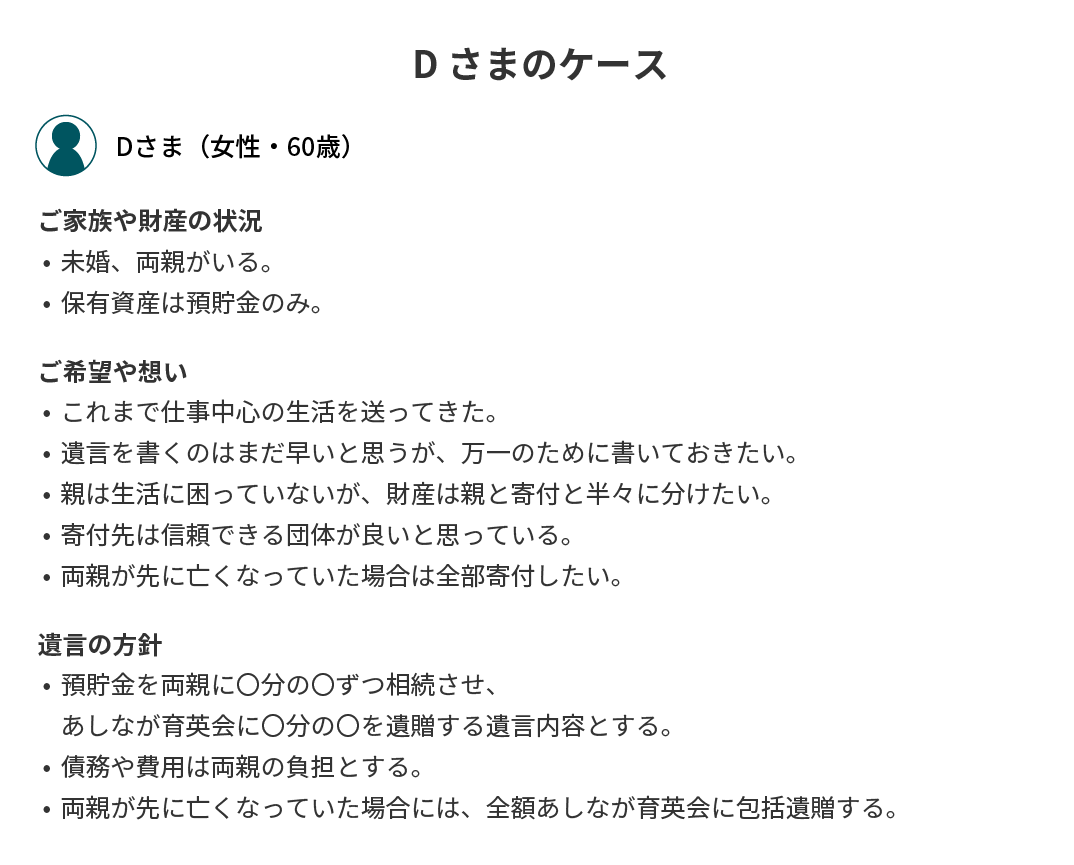 社会への恩返しにご資産を使いたい方