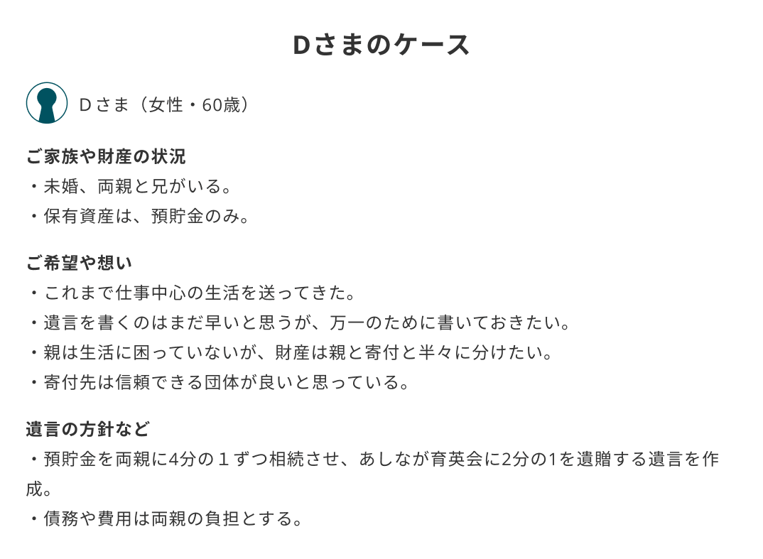 社会への恩返しにご資産を使いたい方