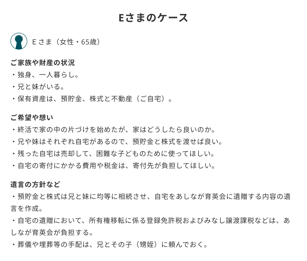 不動産遺贈の遺言書の書き方